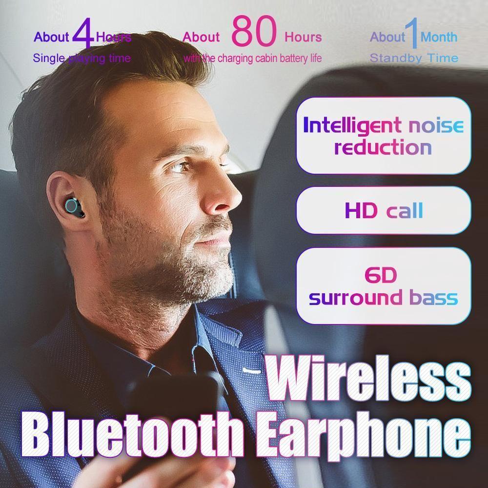 אוזניות Bluetooth אלחוטיות עמיד למים