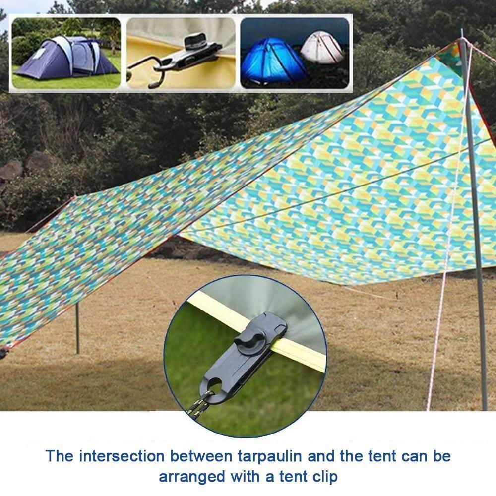 Clip de tente en linoléum réutilisable