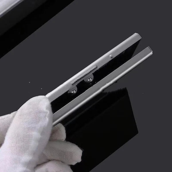 Ultra-thin anti-theft brush anti-demagnetization metal card case