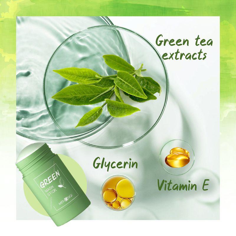 Zöld tea tisztító agyagmaszk