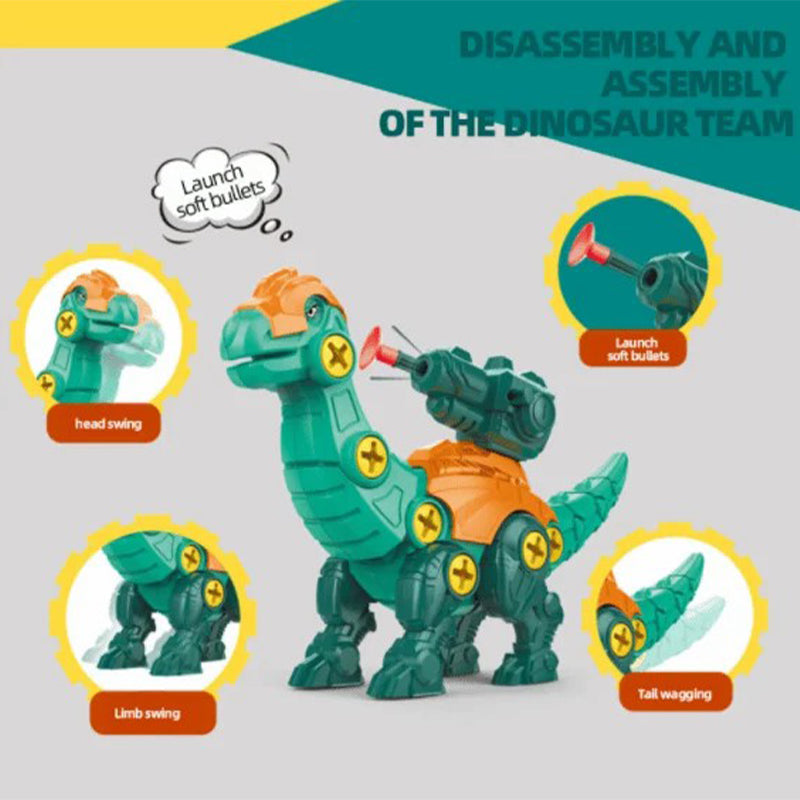 DIY dinoszaurusz játék építőkészlet