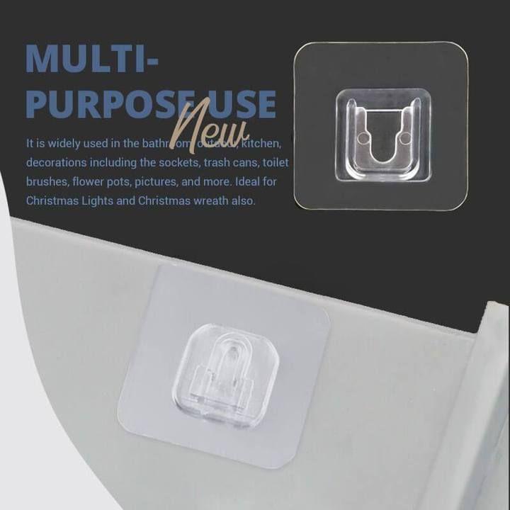 Double-Sided Adhesive Wall Hooks-Reusable