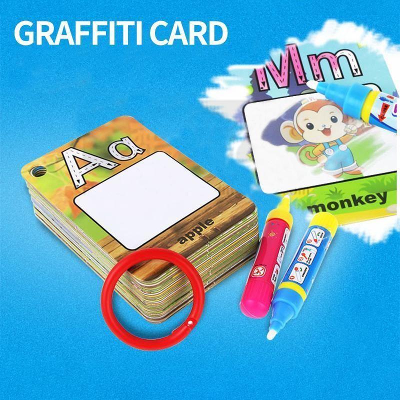 مجموعة بطاقات تعلم ورسم الأطفال