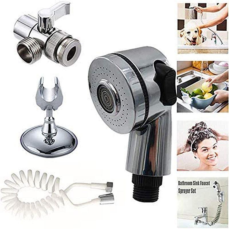 Handheld Shower Head Extender Kit for Hair Washing Pet Shower
