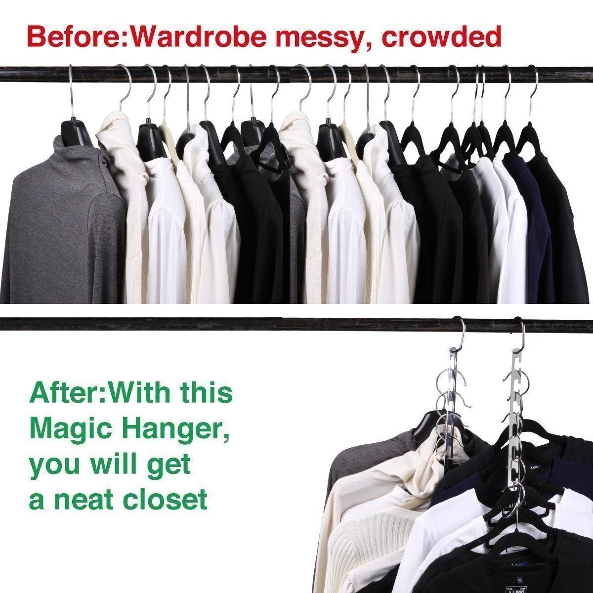 Magic Clothes Stainless Steel Hangers
