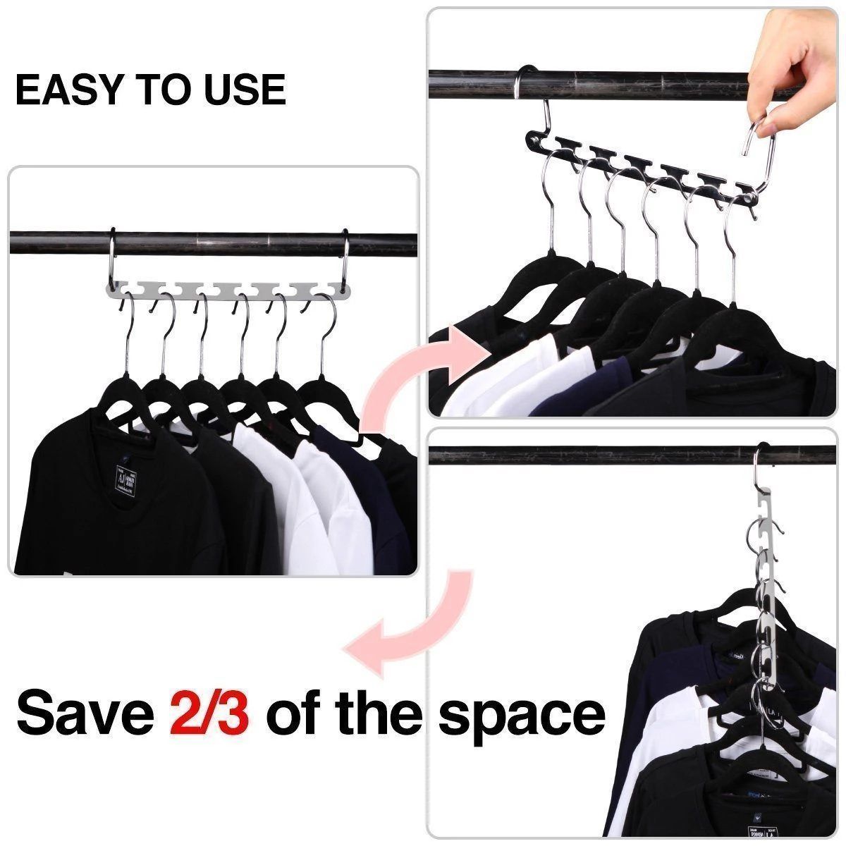 Magic Clothes Stainless Steel Hangers