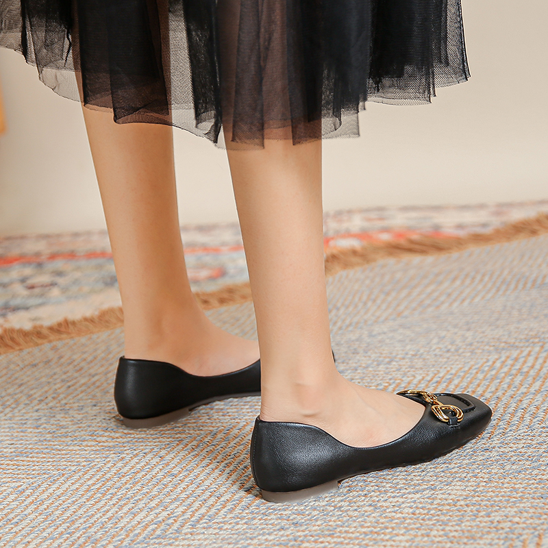 Square-toe Lovely flats N2
