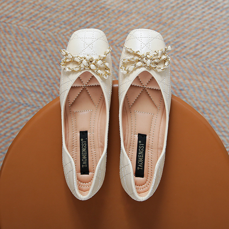 Square-toe Lovely flats N3