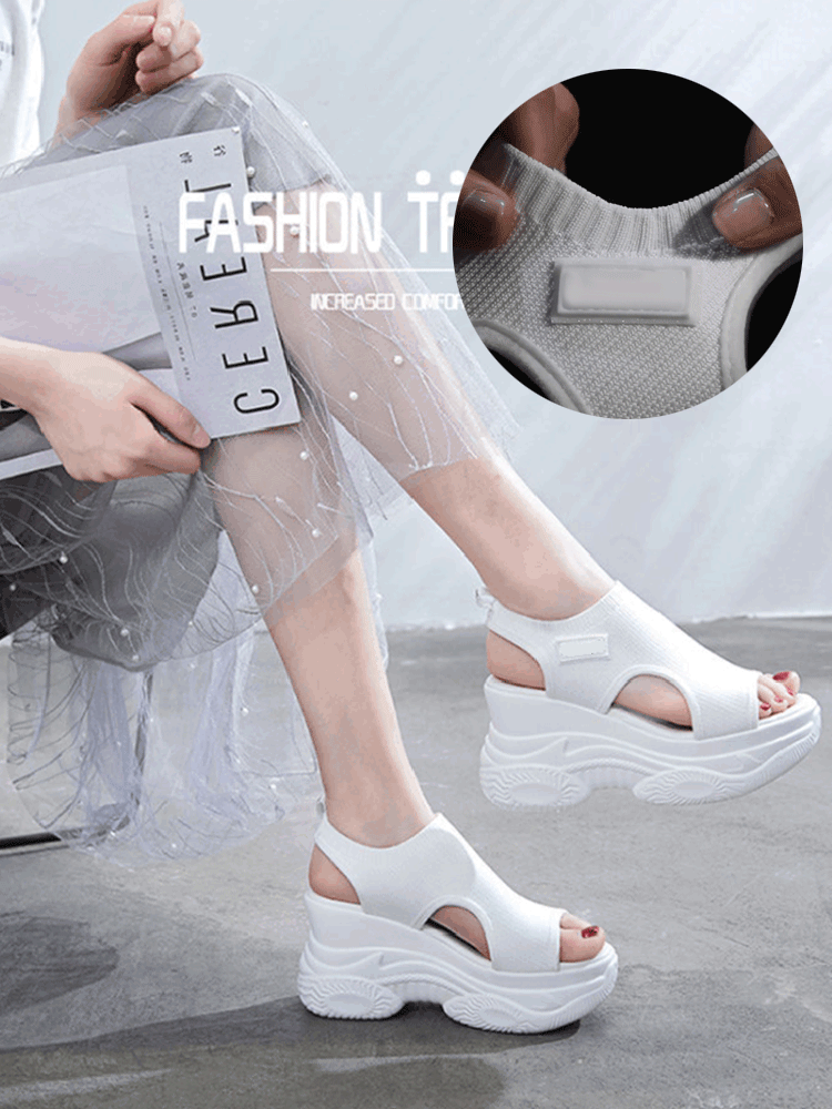 High-heeled sandals