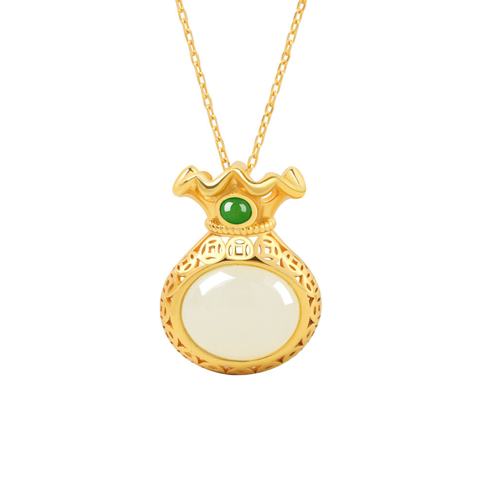 Jade Bag náhrdelník