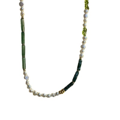 Přírodní Jade náhrdelník