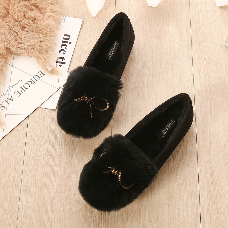 Casual fashion women's shoes rabbit hair-666-T20