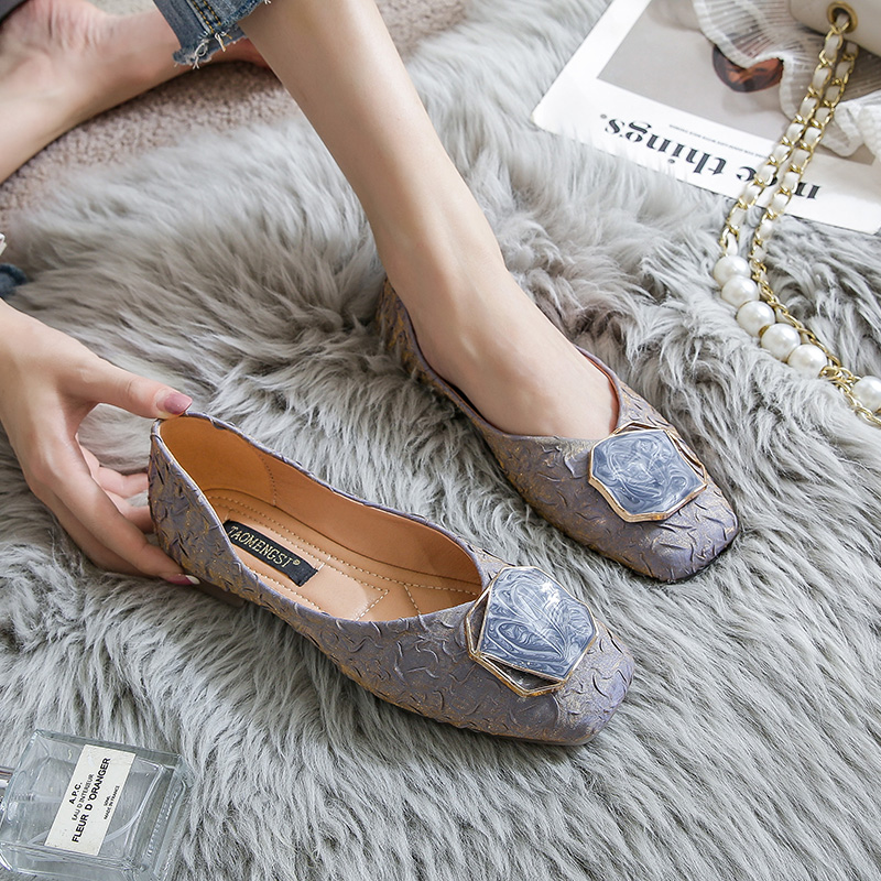 Round Toe Loafers - 555-15