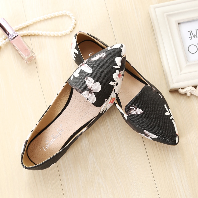 Pointed Toe Loafers -333-2