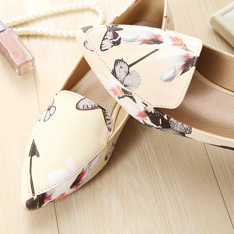 Pointed Toe Loafers -333-2