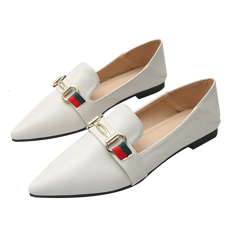 Pointed Toe Loafers -333-2