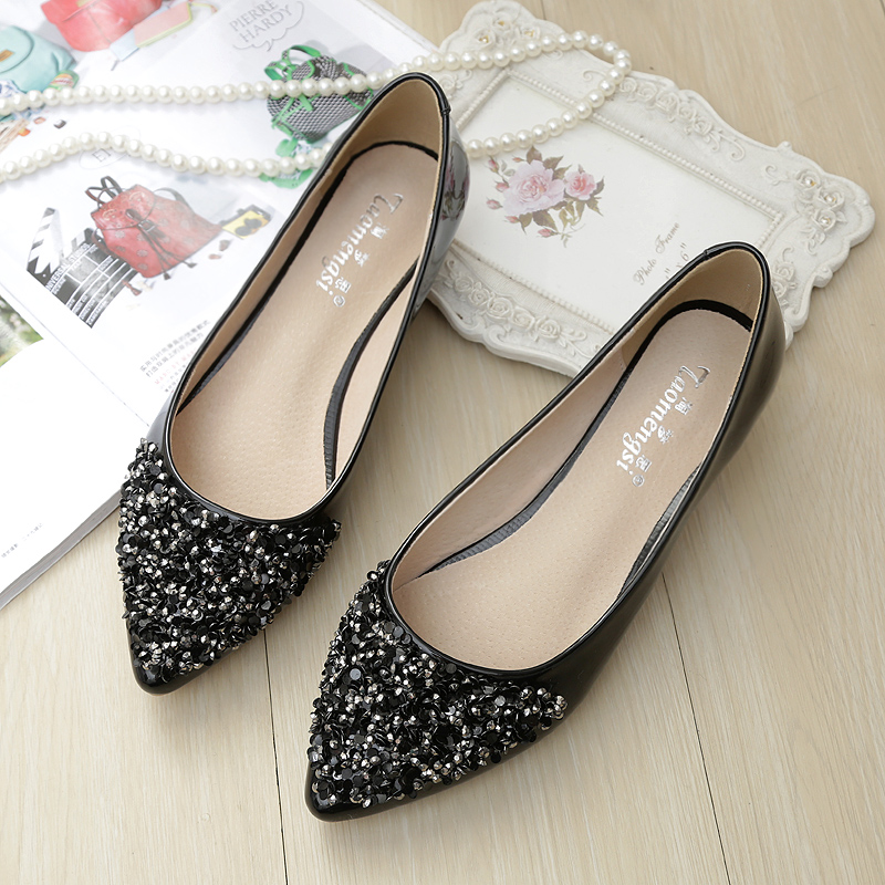 Pointed Toe Loafers -333-2