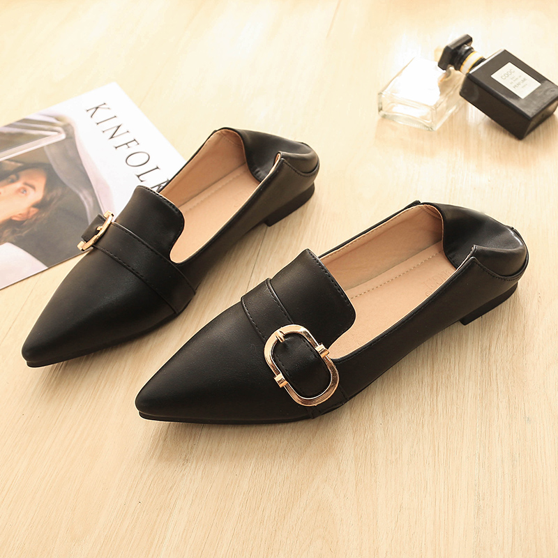 Pointed Toe Loafers -333-2