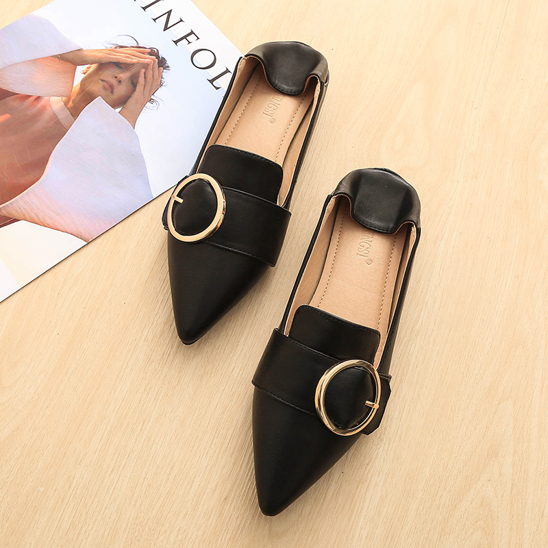 Pointed Toe Loafers -333-2