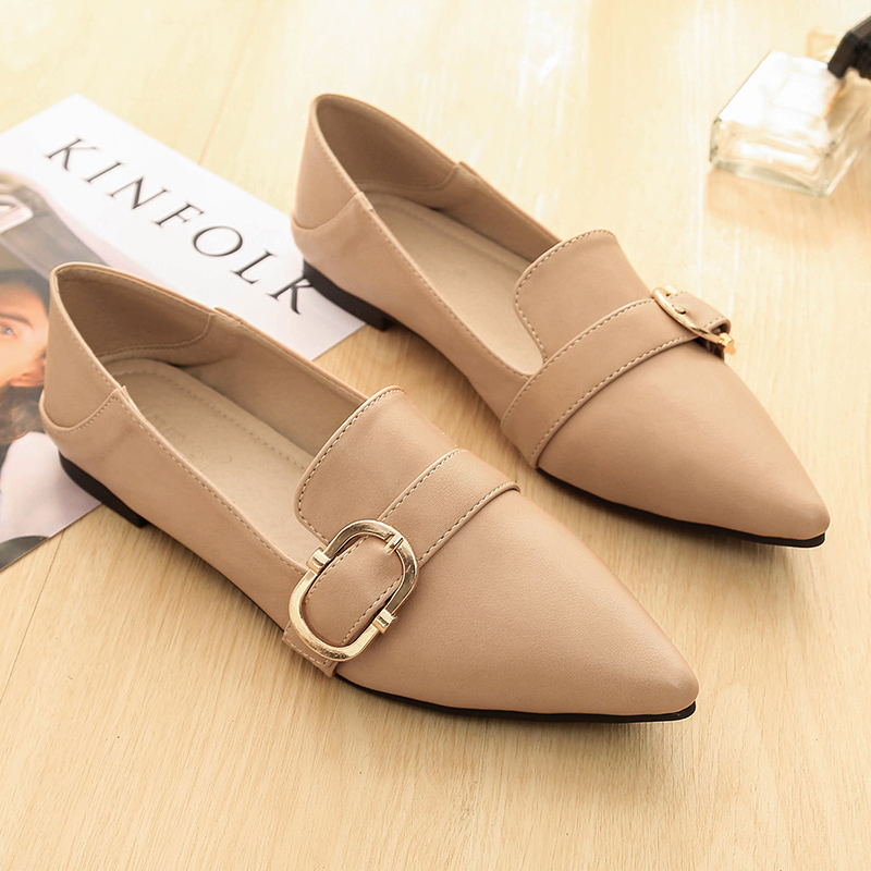 Pointed Toe Loafers -333-2