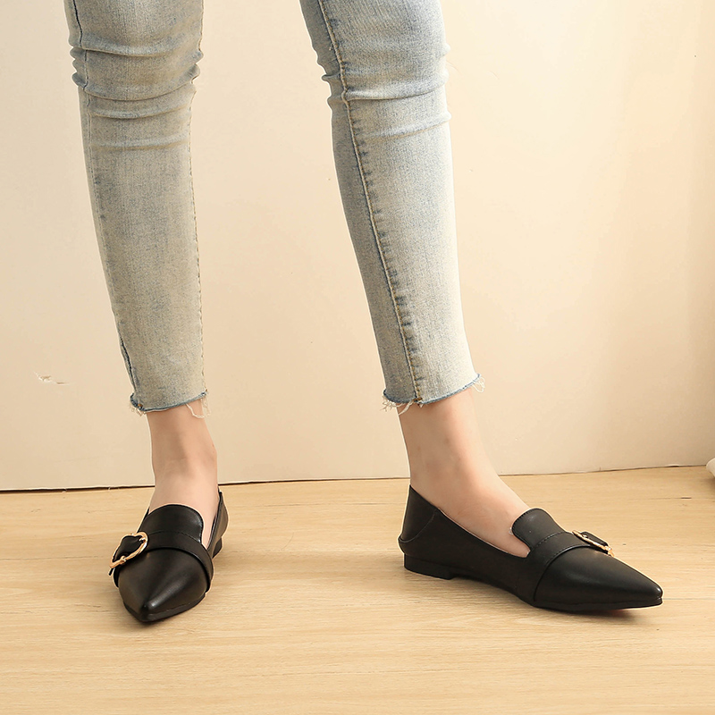 Pointed Toe Loafers -333-2