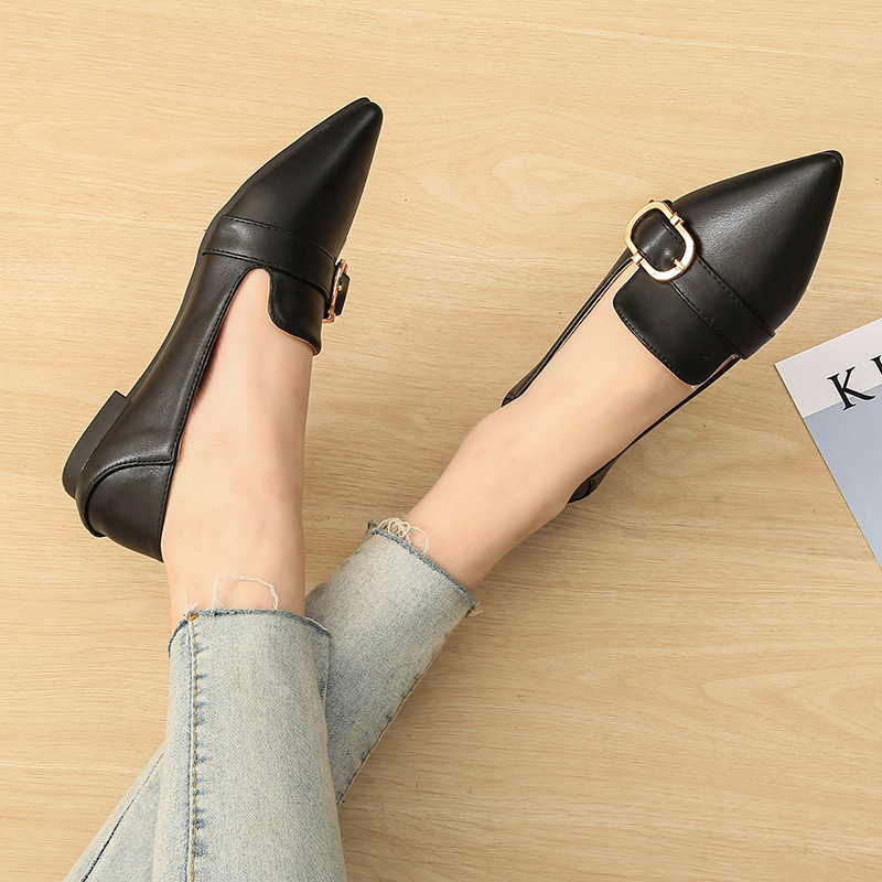 Pointed Toe Loafers -333-2