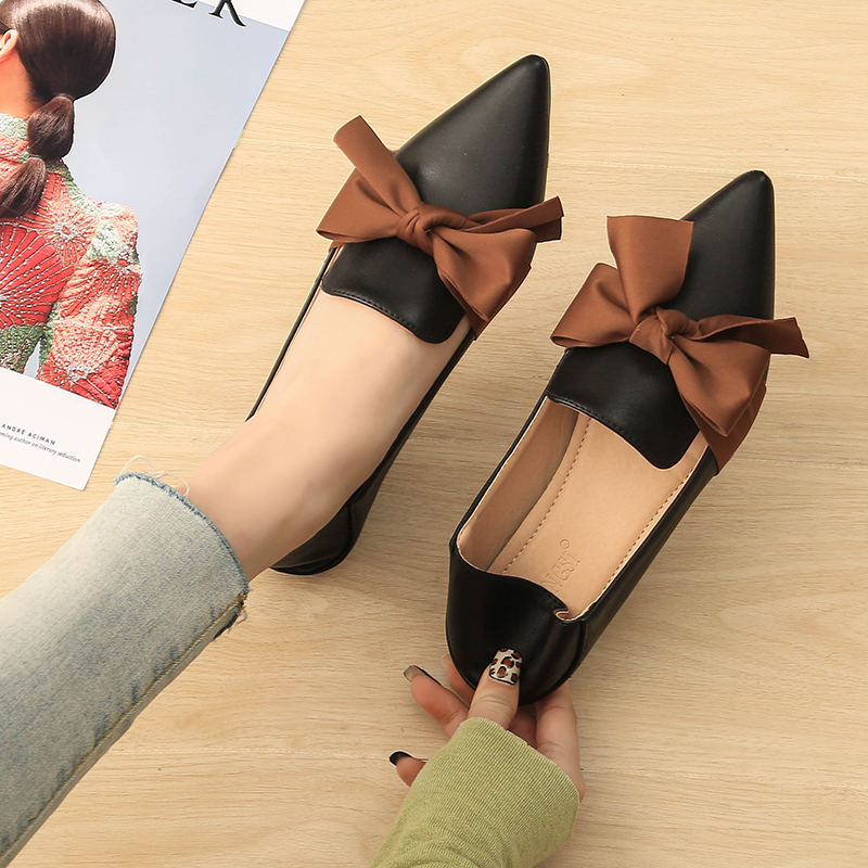 Pointed Toe Loafers -333-2
