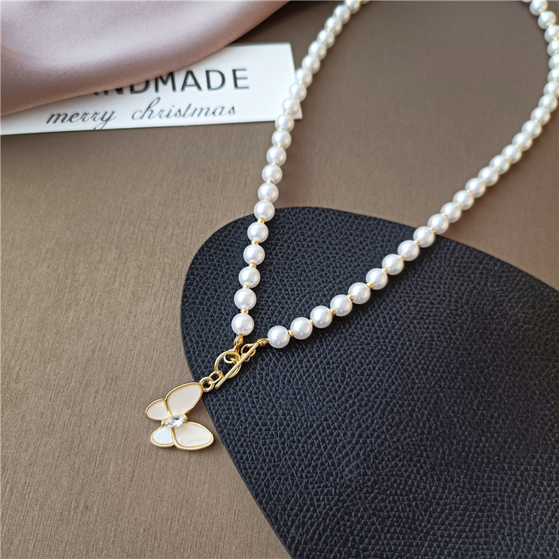 Pearl Butterfly Necklace