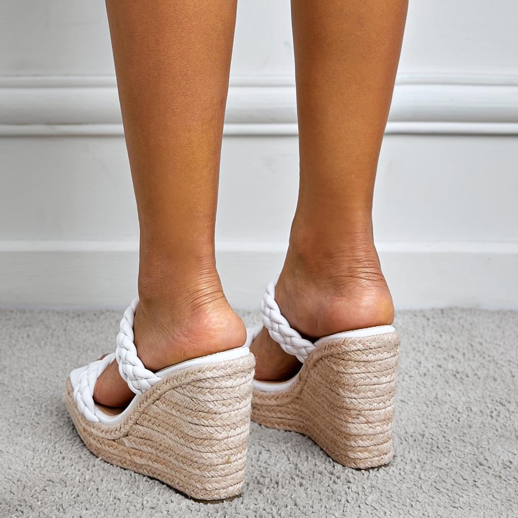 Braided Twist Strap Sandals