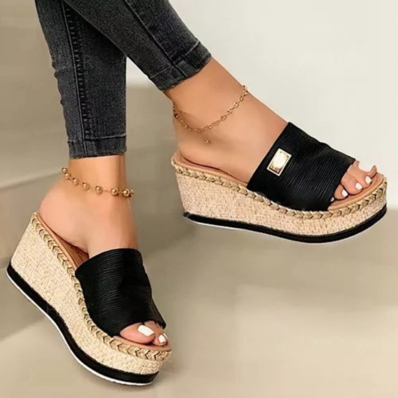 Fish Mouth Cloth Sandals