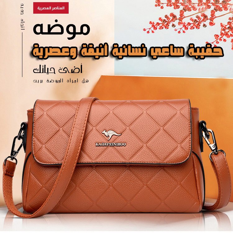Elegant and stylish women's messenger bag
