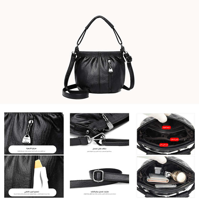 Simple and elegant retro messenger bag