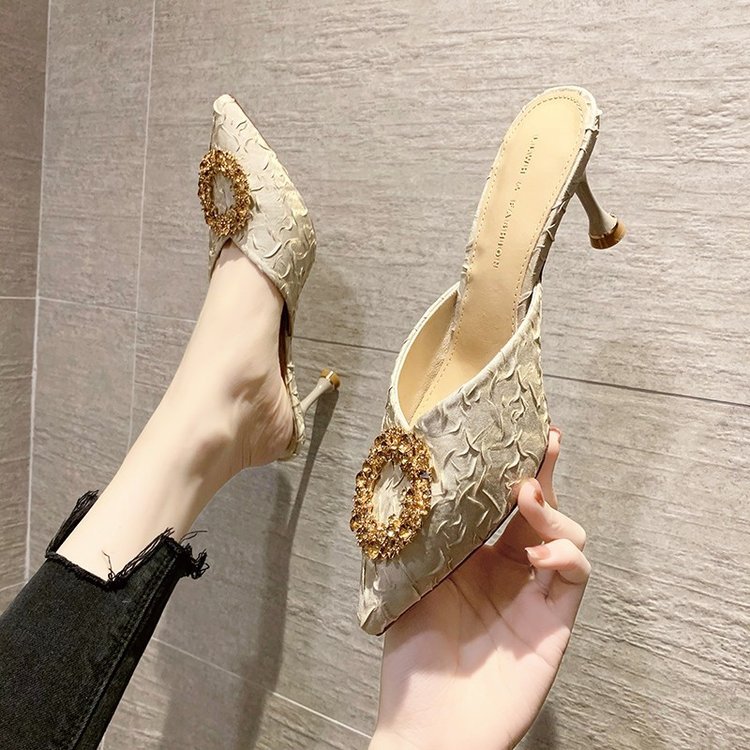 French Rhinestone Heels 