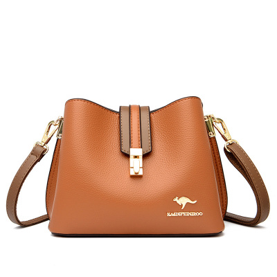 2022 New Fashion Contrast Color Bucket Bag
