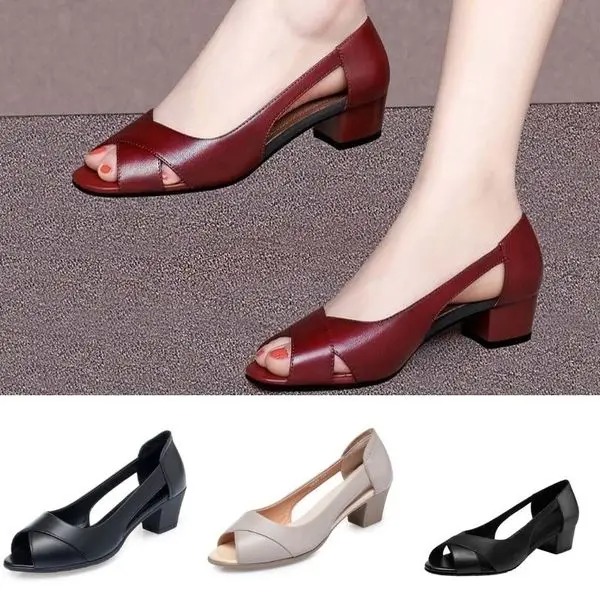 2022 Summer New Soft Leather Sandals