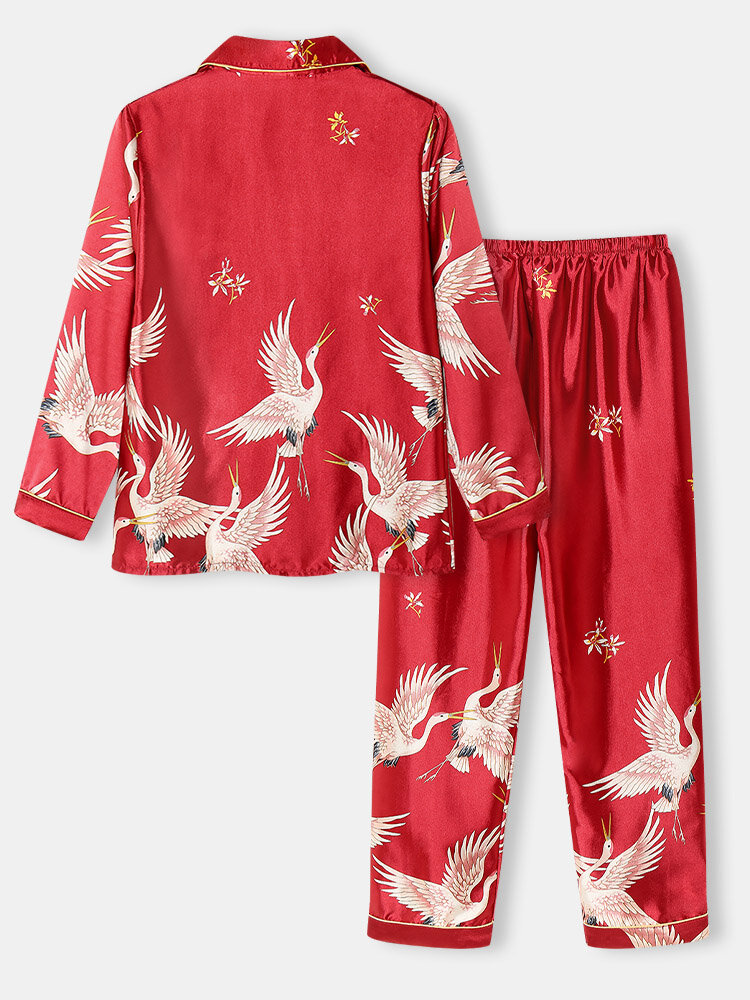 Plus Size Ice Silk Pajamas