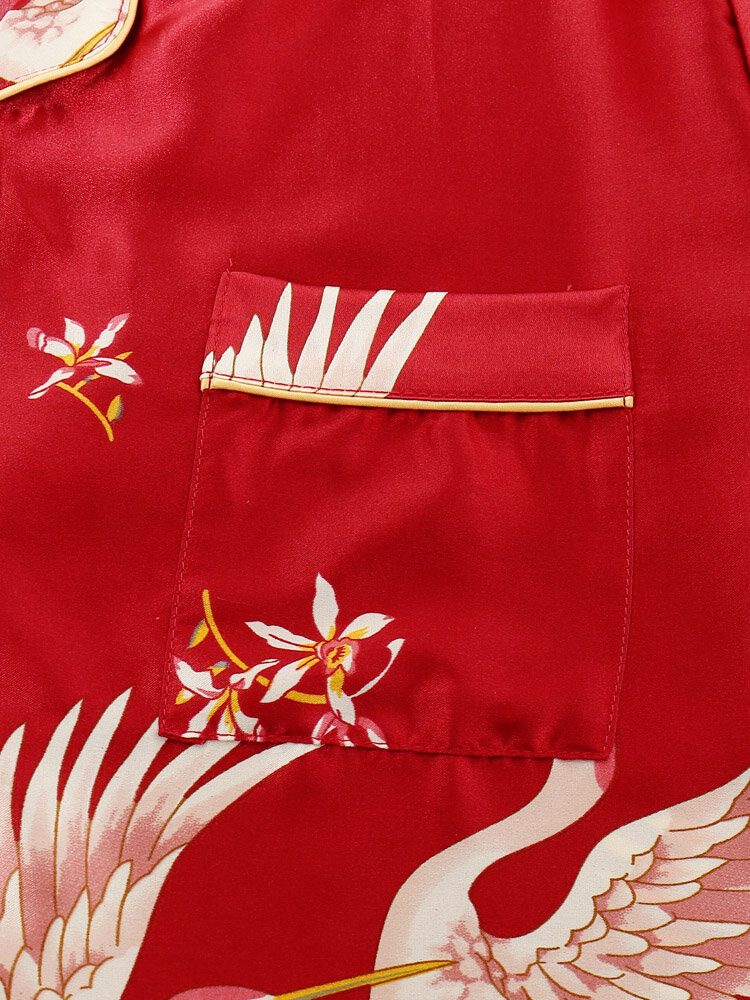 Plus Size Ice Silk Pajamas