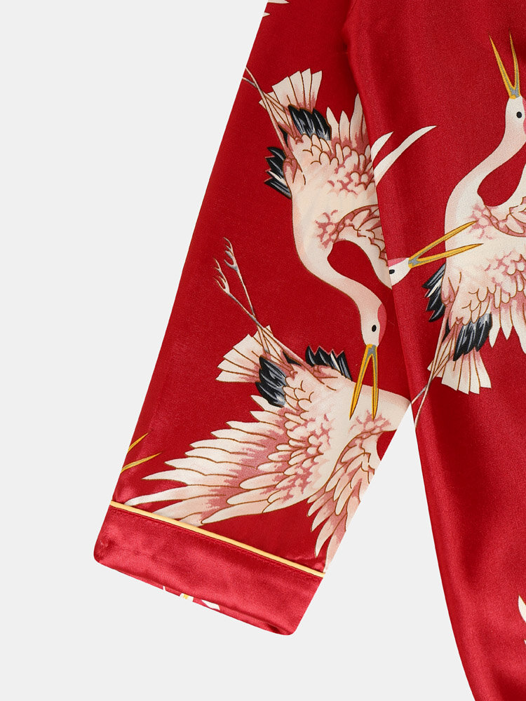 Plus Size Ice Silk Pajamas