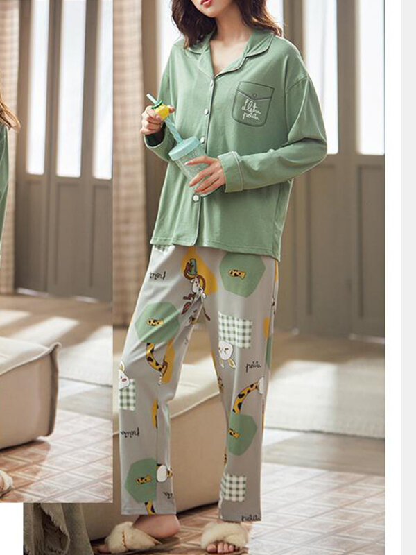 Plus Size Casual Pajama Set, Women's Plus Ombre Leopard Print Short Sleeve  Top & Pants Pajama Two Piece Set