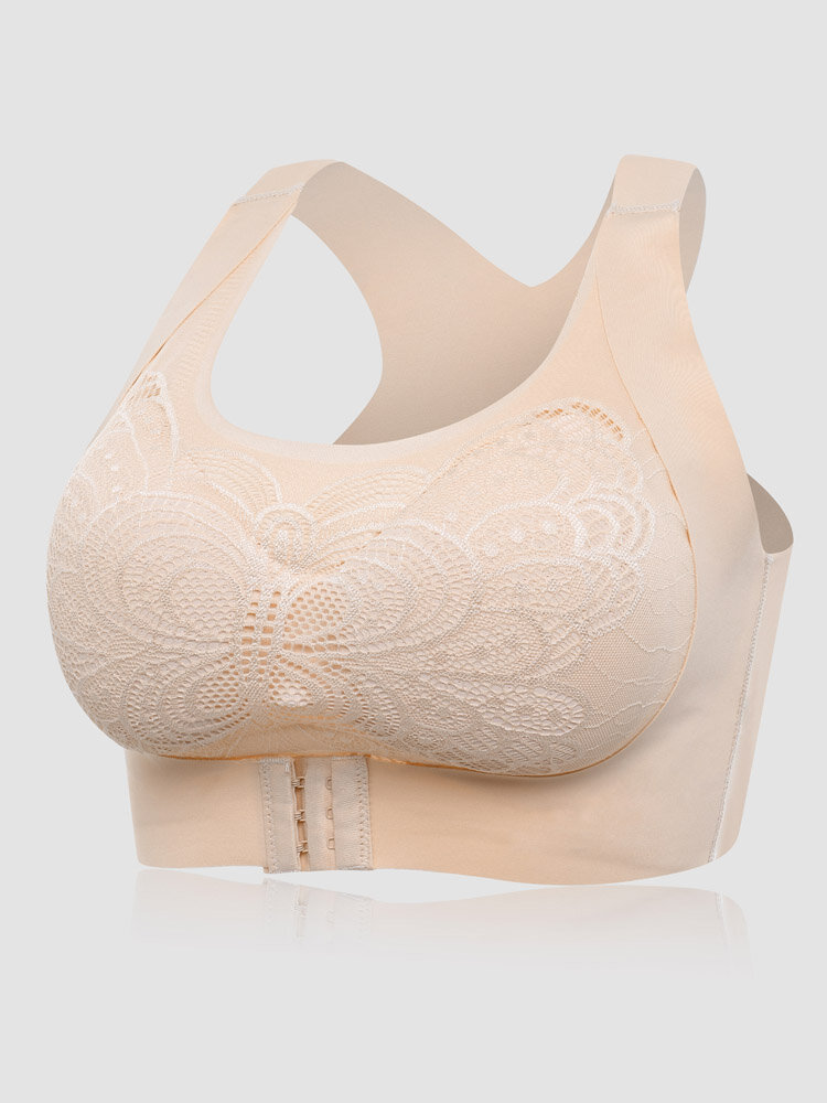 Butterfly Lace Front Closure Bras