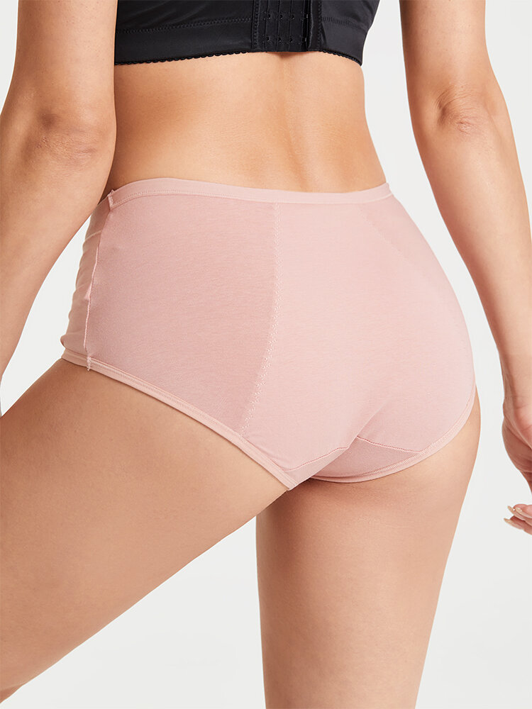 Front Pocket Solid Color Panties