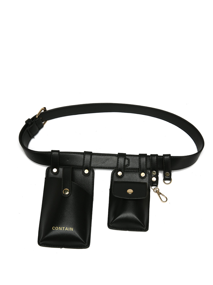 Stylish PU Leather Waist Bag