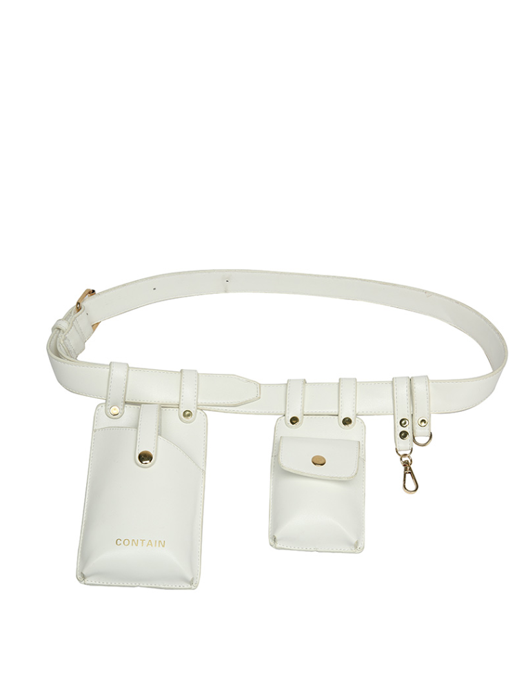 Stylish PU Leather Waist Bag