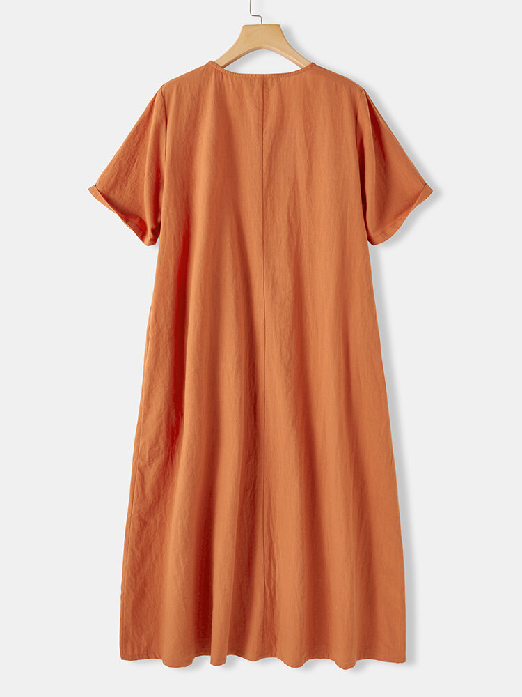 Pleated Casual Dress