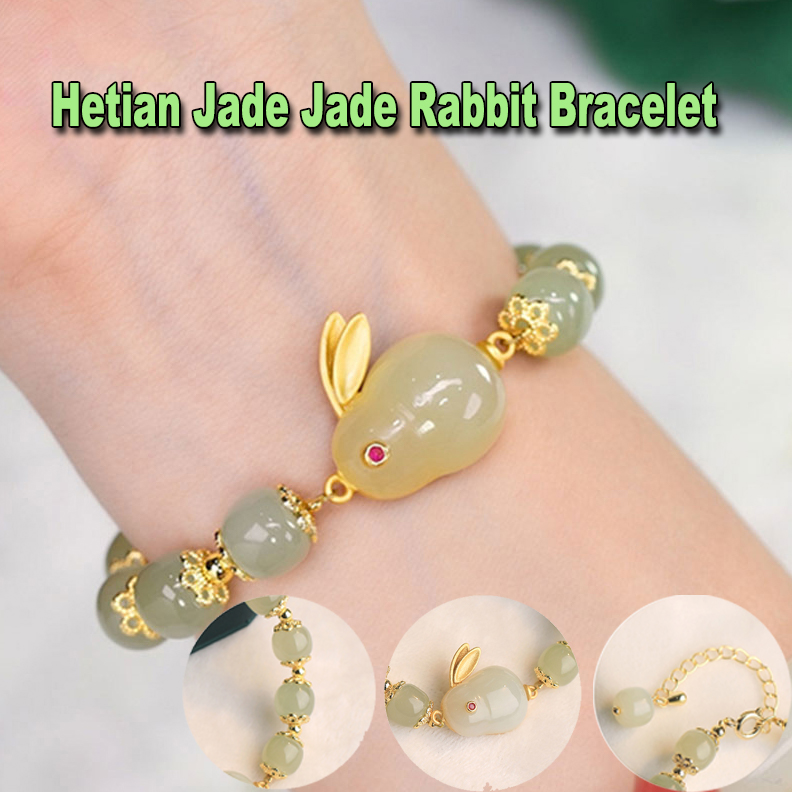 Hetian Jade Jade Rabbit Bracelet