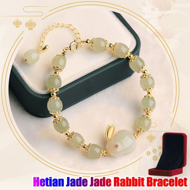 Hetian Jade Jade Rabbit Bracelet