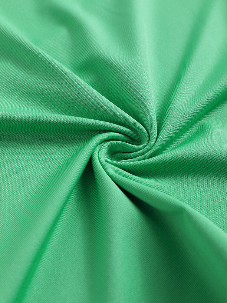 Contrast Color Hollow Crop Top