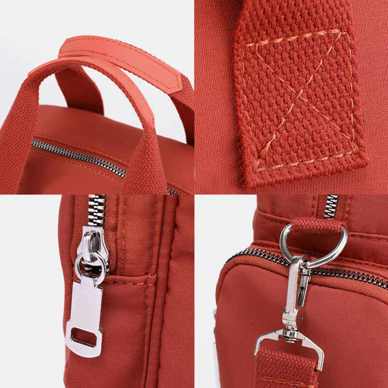 USB Charging Multi-carry Waterproof Backpack Crossbody Bag