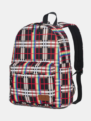 Oxford Lattice Lightweight Wearable Backpack