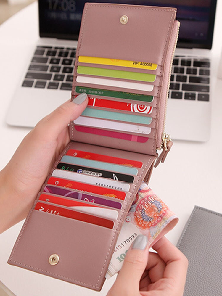 Cow Lether Multi-card Slots Wallet
